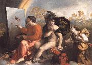 Dosso Dossi Fupite Mercury and Virtus or Virgo France oil painting artist